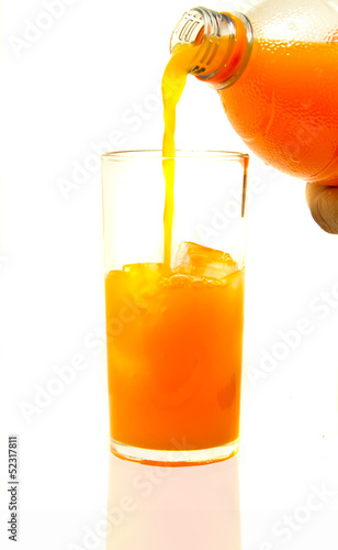 Orangensaft in Glas