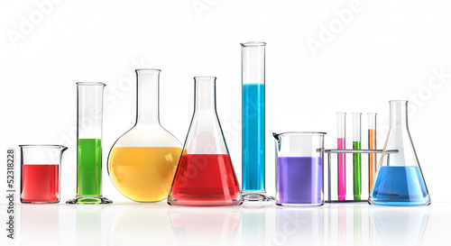 Fotografie Bunte Chemie