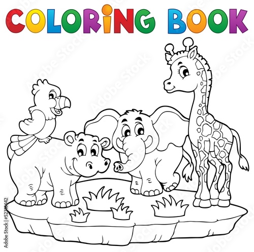 Coloring book African fauna 2