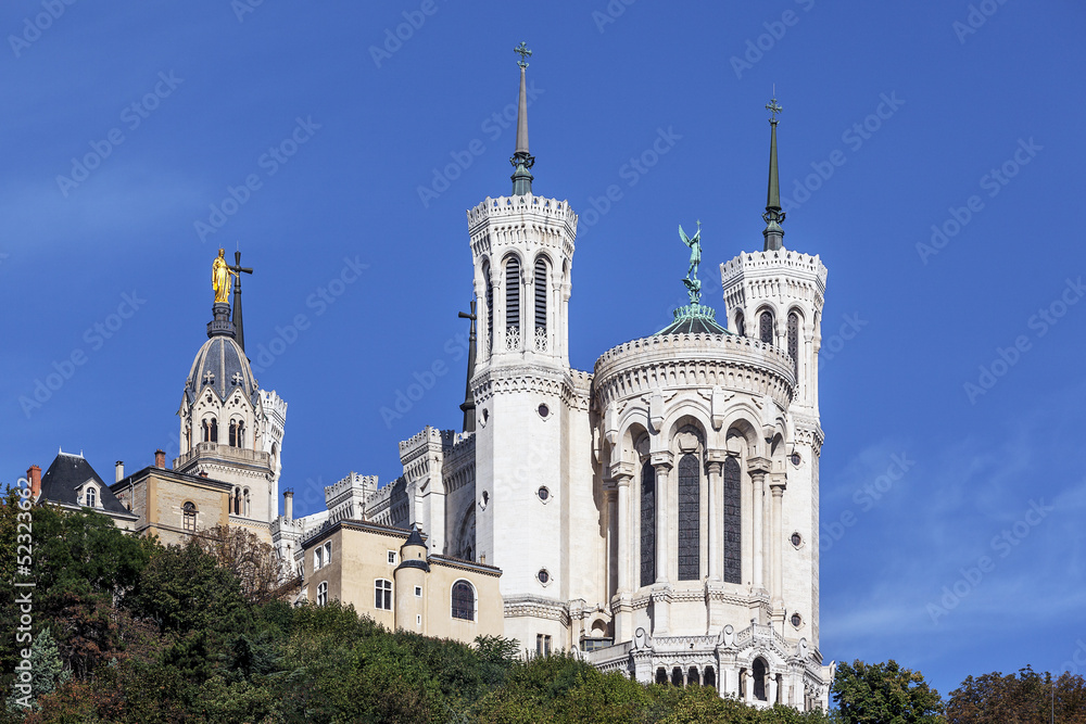 the apse of the basilica of notre dame de fourviere