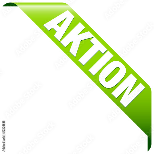 Banner "Aktion" grün