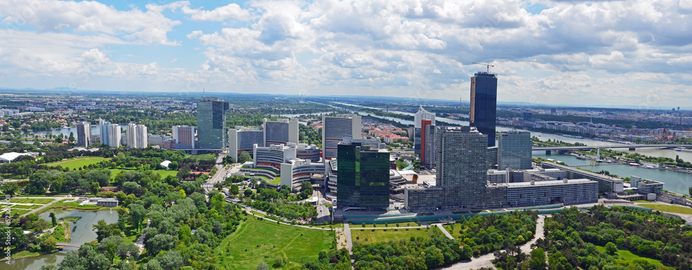 Naklejka premium panorama von wien
