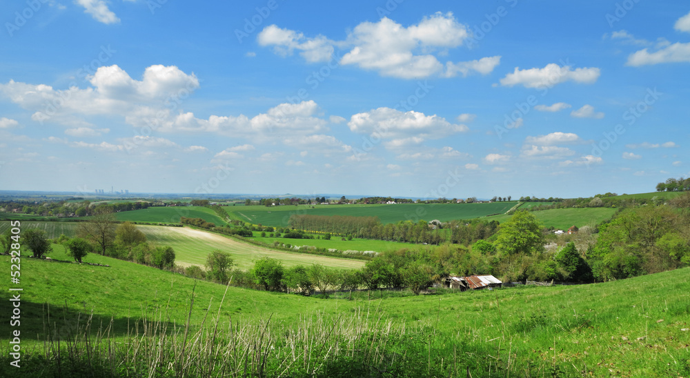 An English Rural Landscape in the Chiltern Hills An English Rural Landscape in the Chiltern Hills