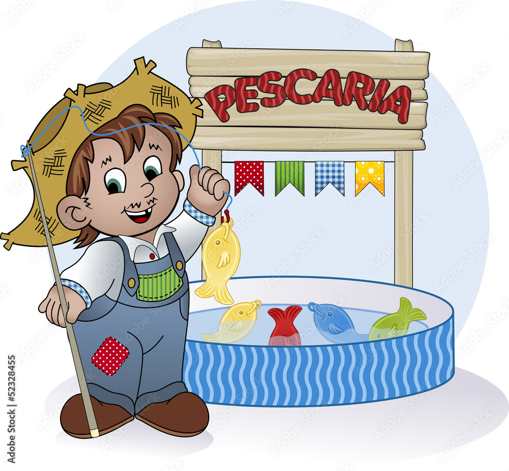 Vetor de Pescaria festa Junina do Stock | Adobe Stock