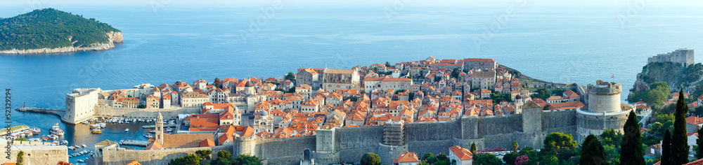 Dubrovnik Old Town panorama (Croatia)