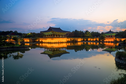 Anapji Pond in Gyeongju, South Korea