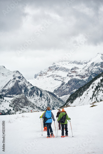 Caminando en la nieve