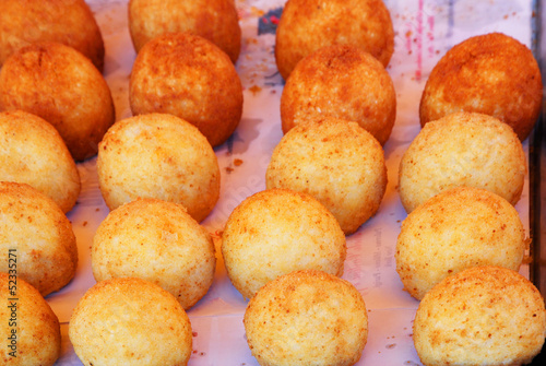 Sicilian rice balls or Arancina rice