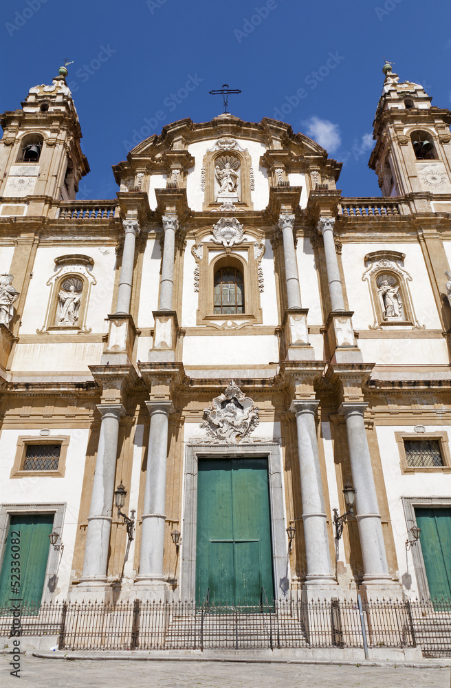 Palermo - Saint Dominic baroque church