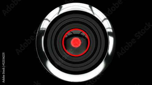 robotic eye with alpha channel