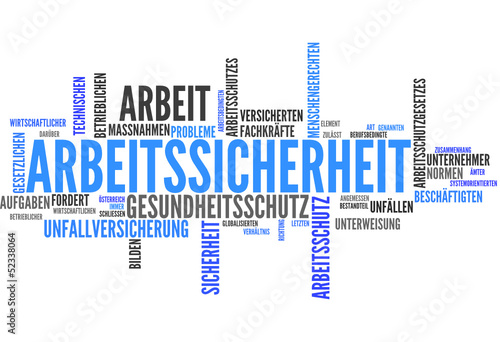Arbeitssicherheit (Tagcloud)