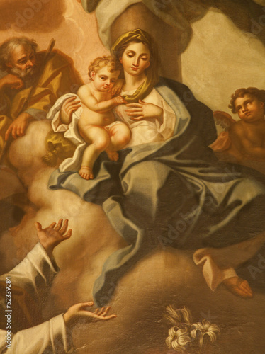 Palermo - Paint of Madonna in Santa Maria la Nuova