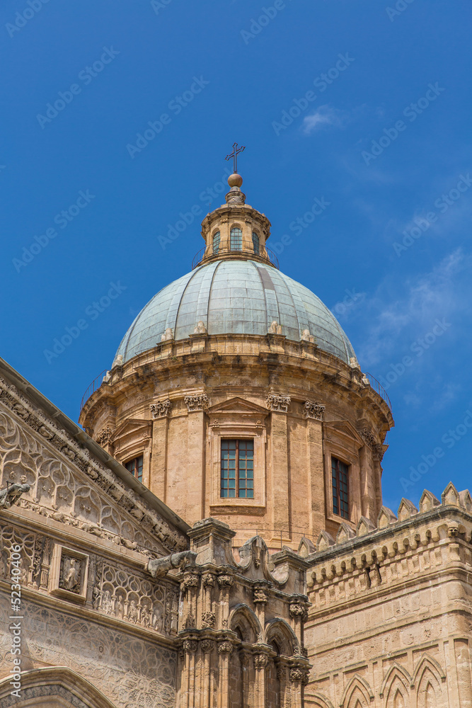 Kuppel der Kathedrale von Palermo, Sizilien