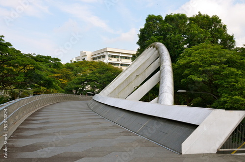 The Alexandra Arch Bridge in Singapore
