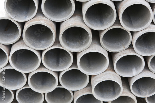 pile of cement pipes