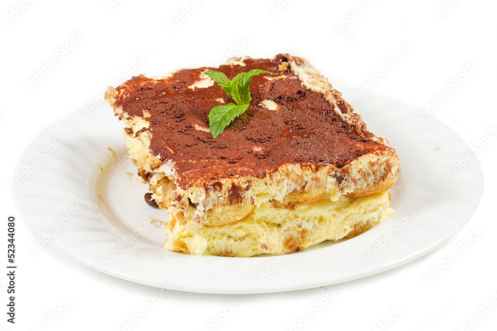 coffee cake on white coffee cake on white
