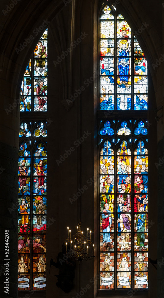 Fenster in einer kirche in Roermond