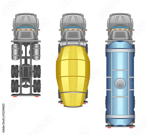 Truck top view