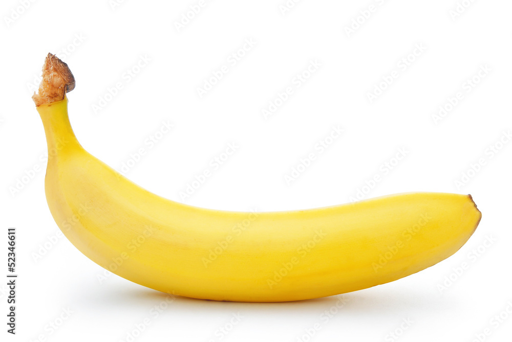 banana isolated on white with clipping path banana isolated on white with clipping path
