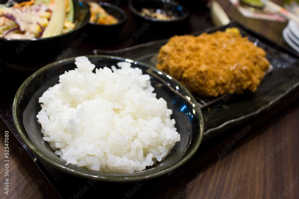 Rice in bowl Rice in bowl