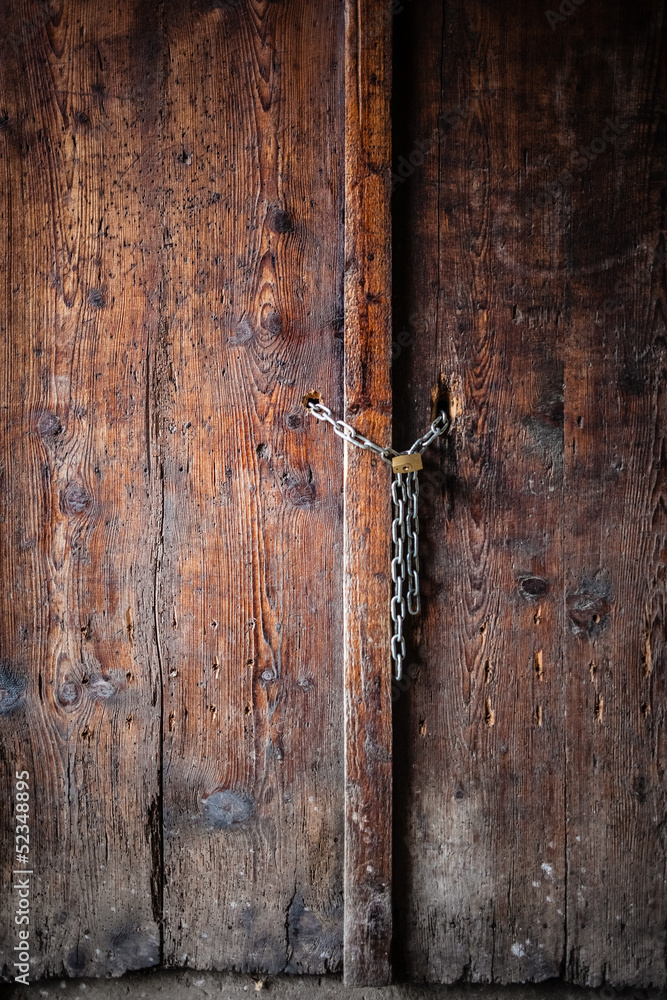 Chained door Chained door