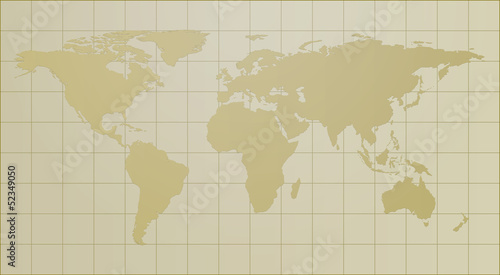 Vector world map background