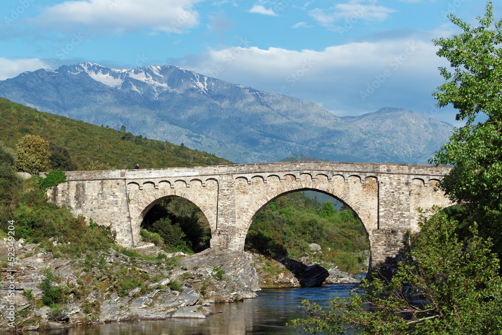 Corse, pont gènois dans le Cortenais