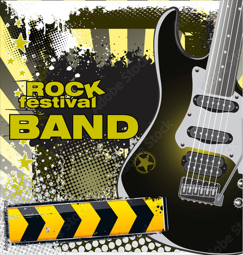 Rock concert poster