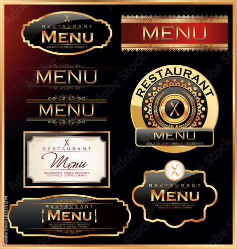Restaurant menu