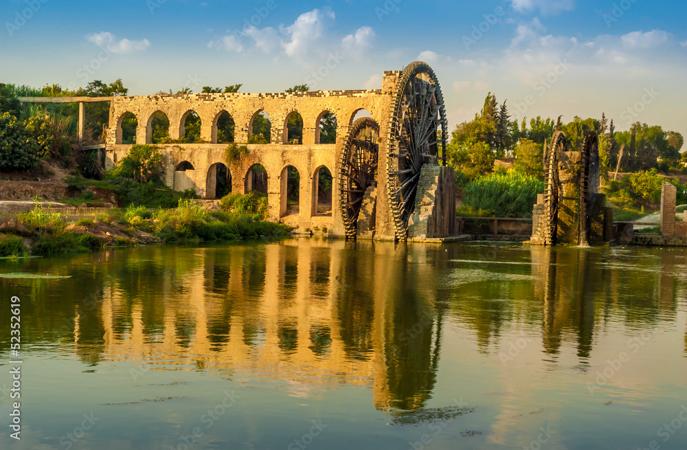 Fototapeta premium Norias of Hama