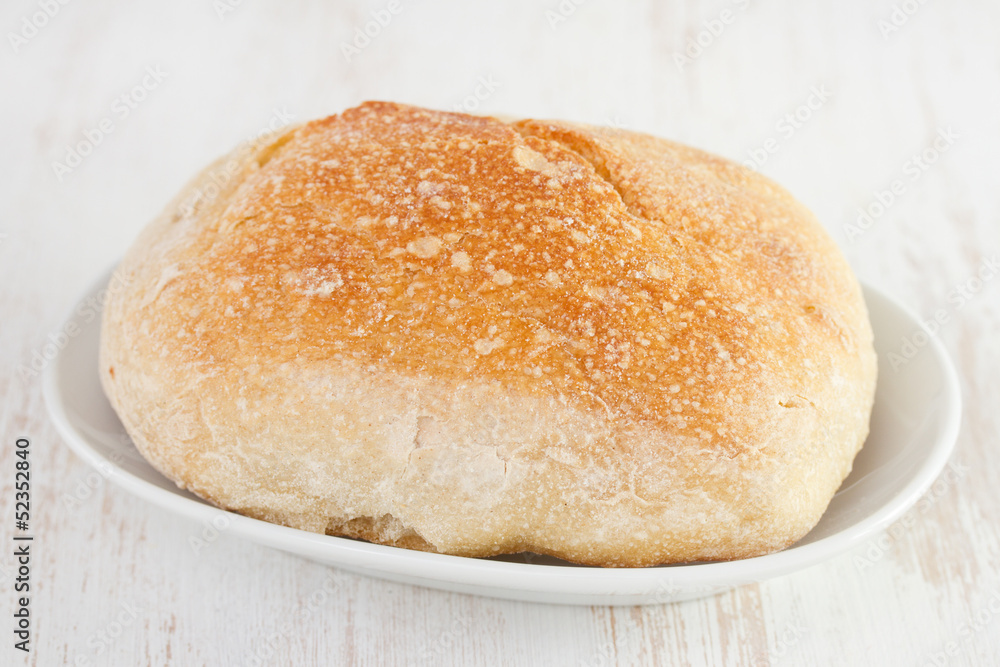 bread on white dish