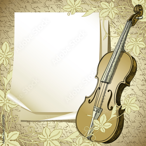 background with violin