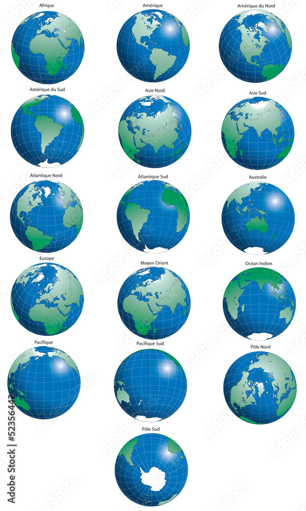 Globes terrestres Globes terrestres
