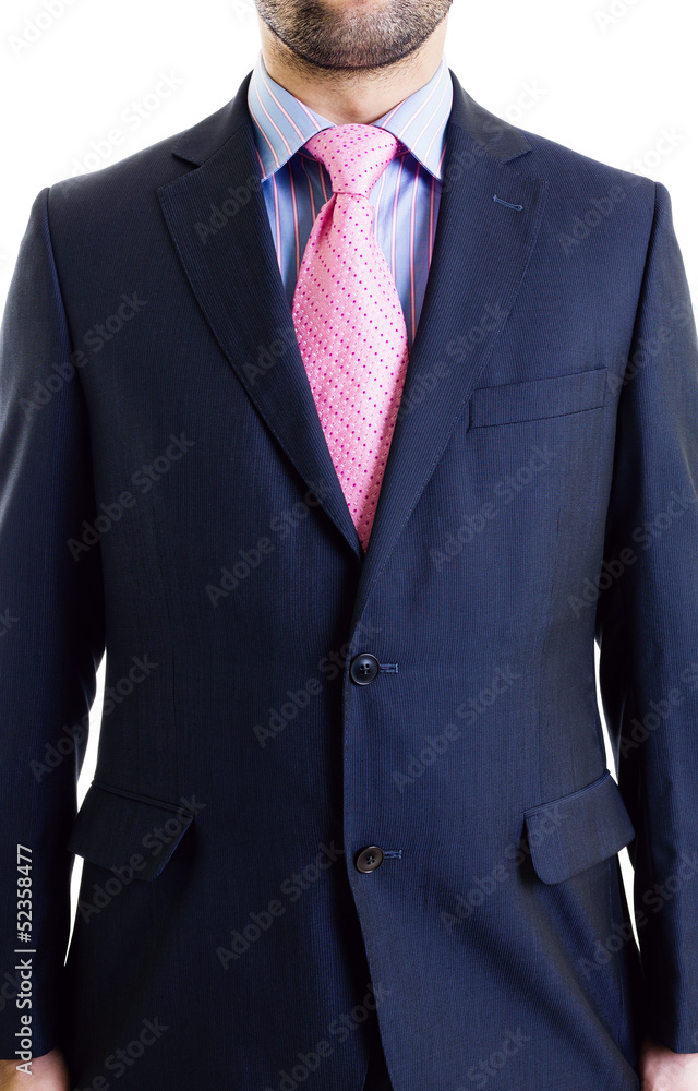 Businessman's torso in suit Businessman's torso in suit