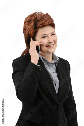 Business woman talk on the phone