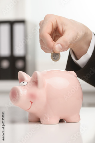 Bild auf Leinwand Savings