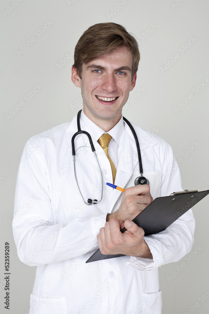 Studio portrait of a confident young doctor Studio portrait of a confident young doctor