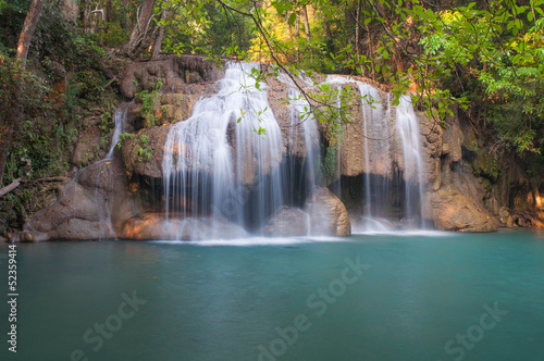Erawan Waterfall at Kanchanaburi  Thailand