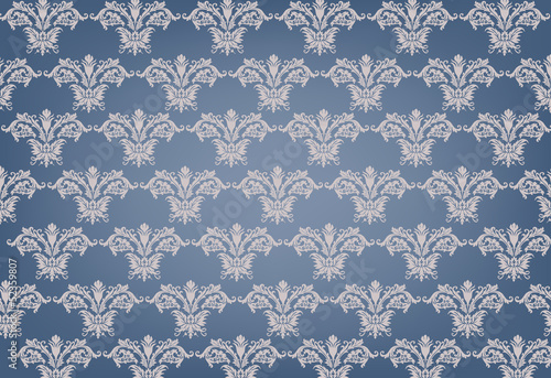 Seamless Damask wallpaper