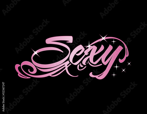sexy word design