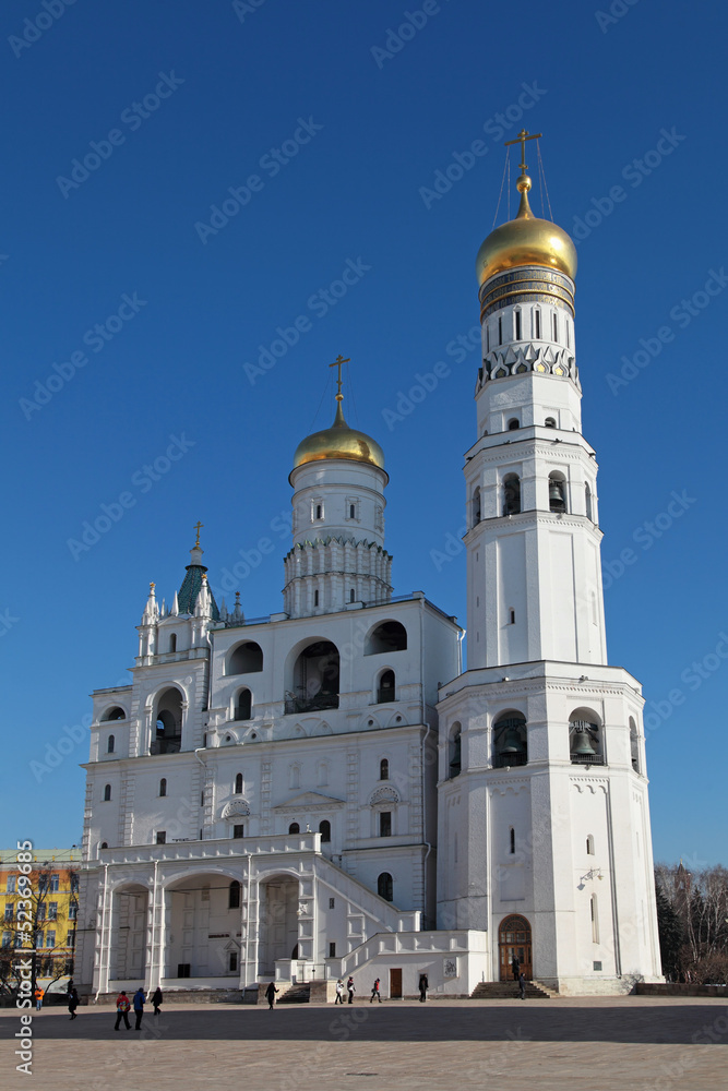 Bell tower Ivan Great. Moscow Kremlin, Russia