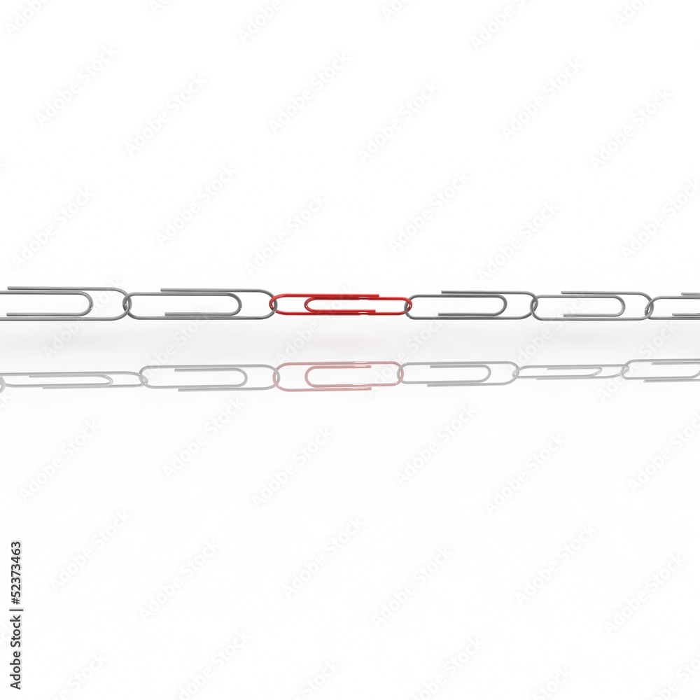 3D paperclips. Concept - the best. 3D paperclips. Concept - the best.