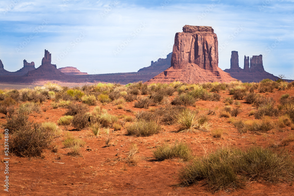 Old Wild West in Monument Valley