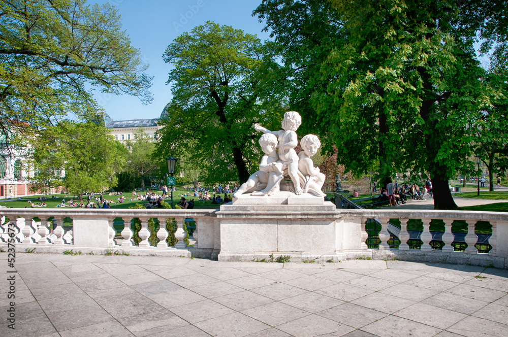 Hofburg in Vienna (Austria) | Burggarten (Castle Garden)