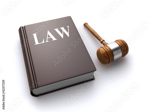 law book and gavel