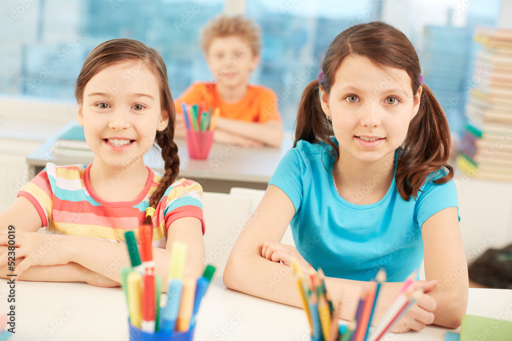 Obraz premium Youthful learners