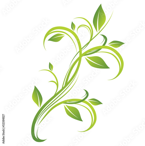 Green Floral Design