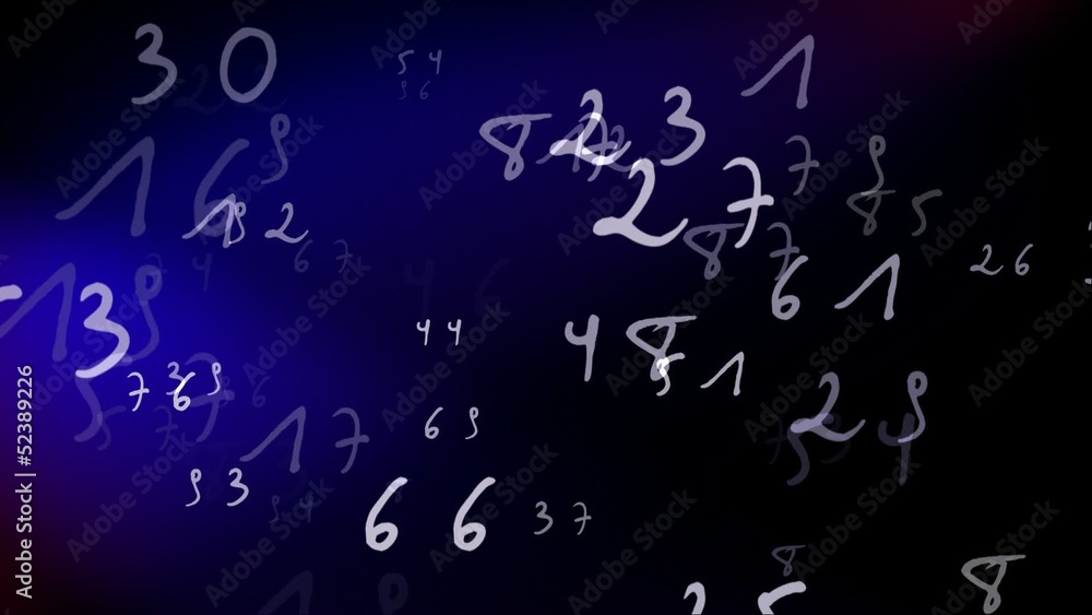 Animation of handwriting numbers Animation of handwriting numbers