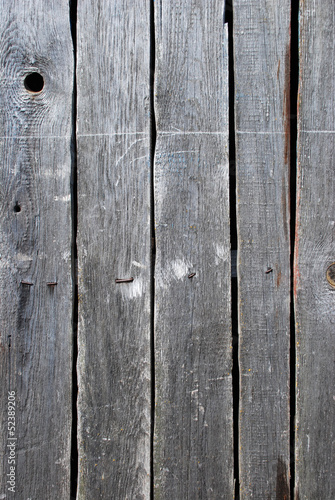 Weathered wooden planks