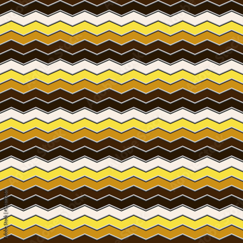 Pattern with multi-colored zigzags